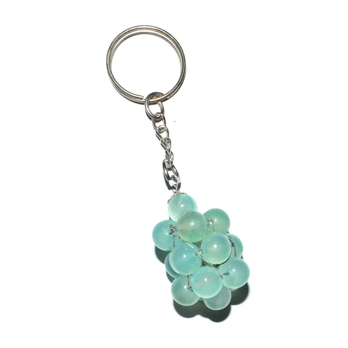 Get Aqua Onyx Round  Keychain | Aqua Onyx Round  Keychain Online