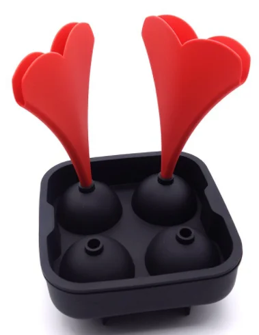 High Quality Kitchen Accessories Set Food Grade Foldable Silicone Oil Filling Funnel Heart Shape Eco-Friendly Kitchen Utensils