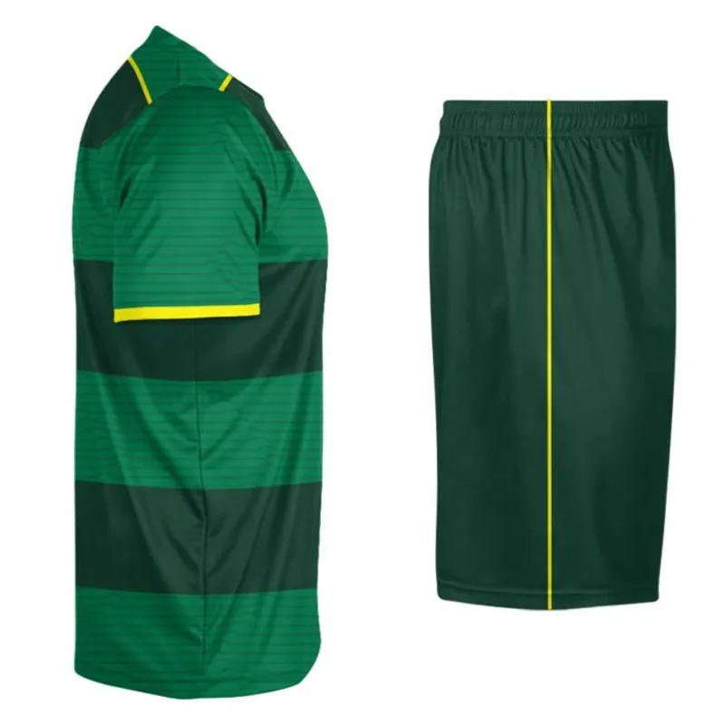 
Wholesale 100% Polyester Cheap Sublimation Camisetas Football Jerseys Kits Custom Mens Soccer Uniforms Soccer Wear Set With Logo 