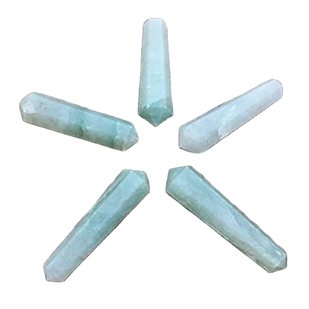 Wholesale Red Aventurine Double Terminated with Chakra Crystal Healing Pencil for sale