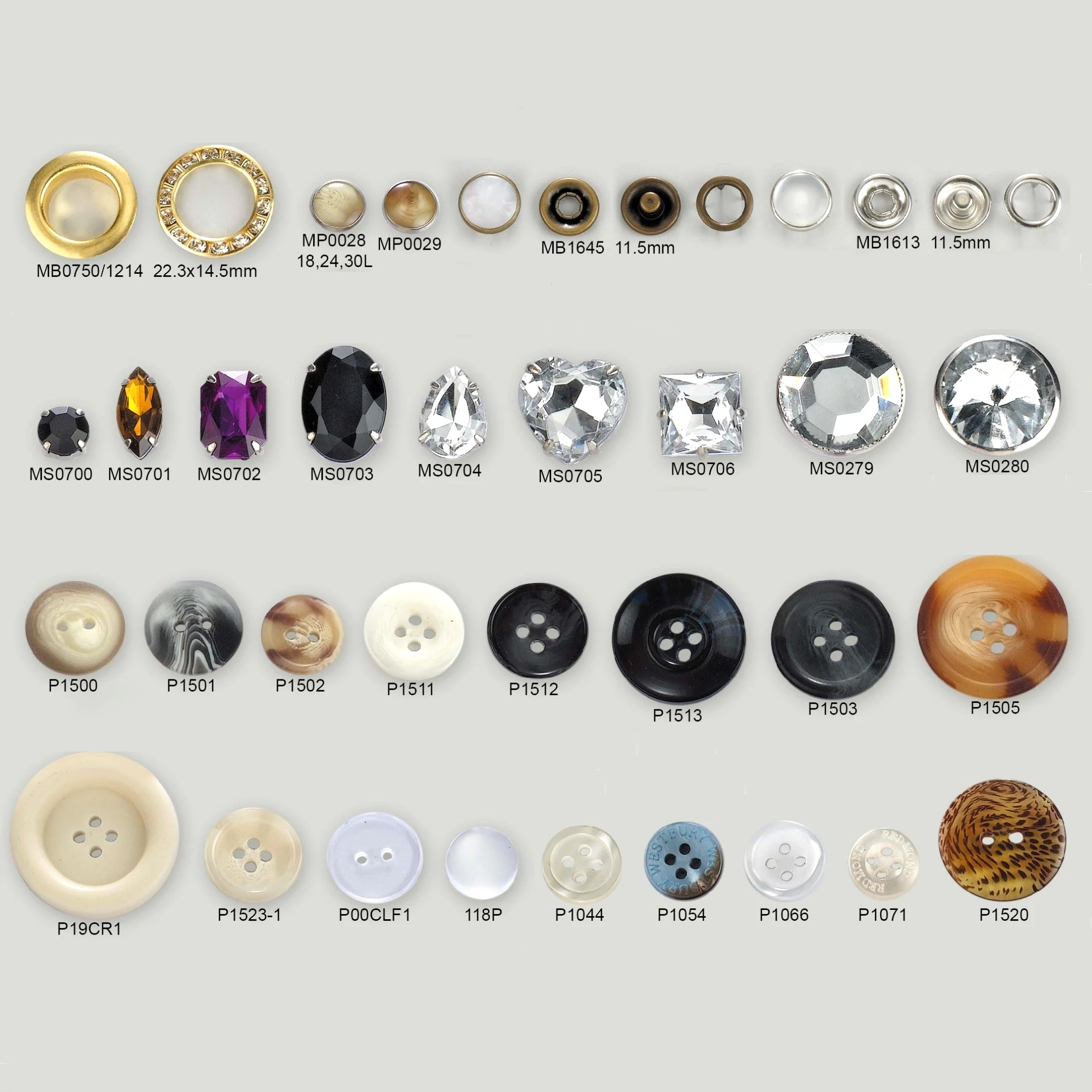
Buttons & Garment accessories supplier 