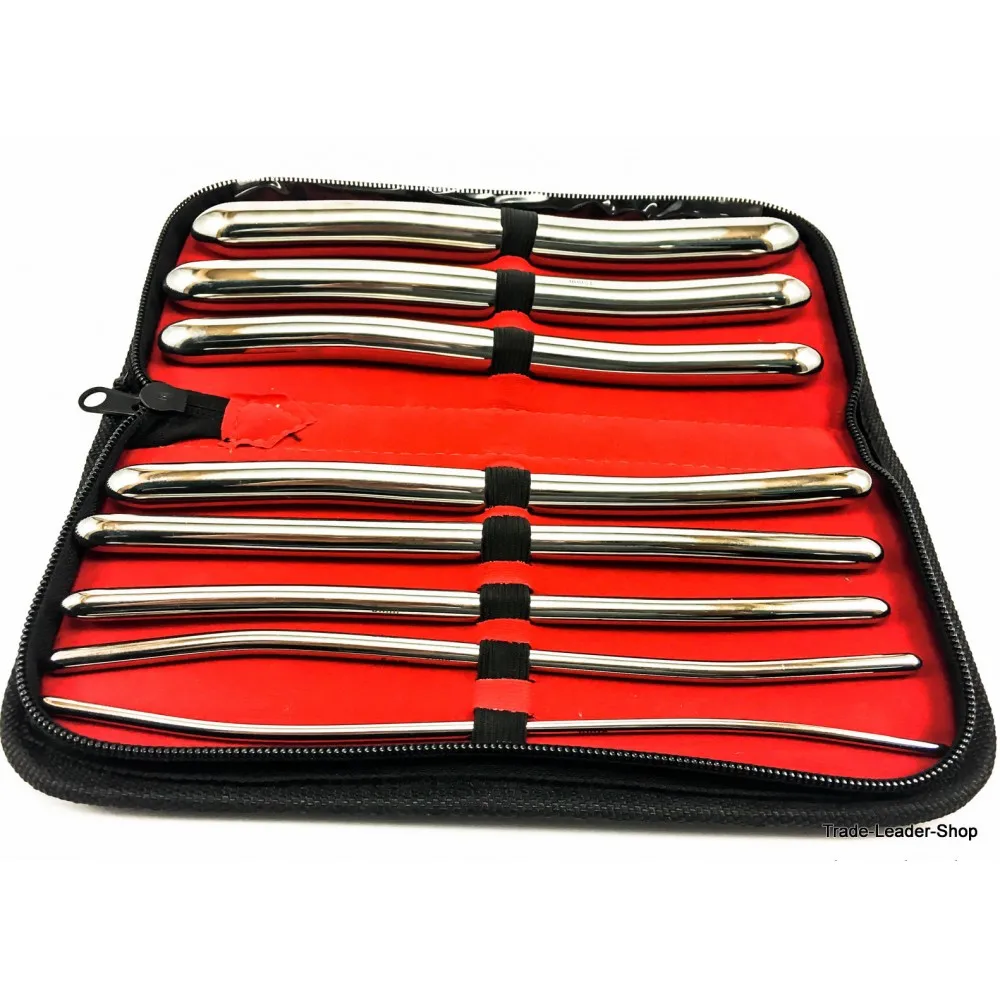 Набор Расширителей для уретры матки гинекологических свечей Hegar с чехлом вагинальный двухсторонний гинекологический инструмент Ce полиэтиленовый пакет PK