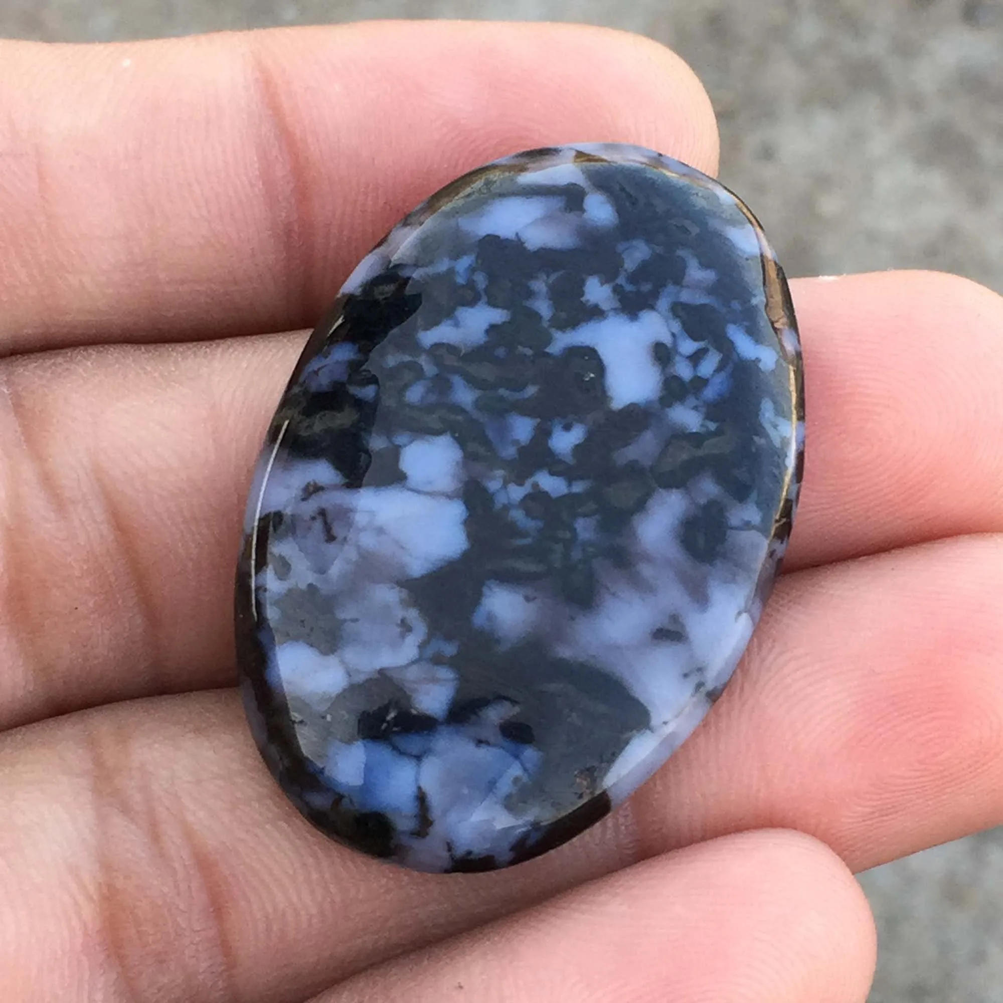 Indigo Gabbro Jasper Gemstone Smooth Polished Handmade Stone Wholesale Supplier