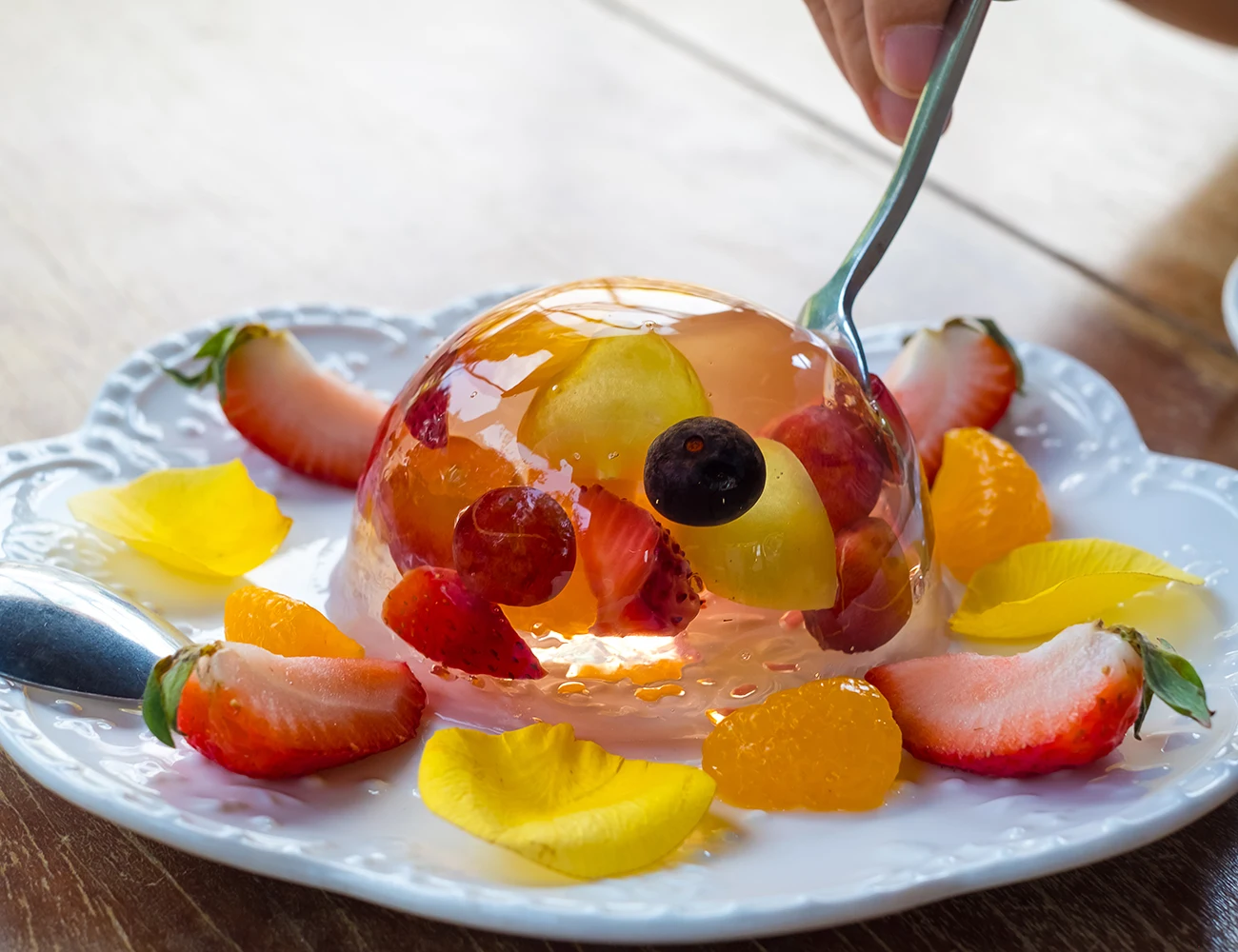 Best product in 2022 Catalopue Flavor Jelly Powder jelly fruit for cooking 140g box packing from Vietnam