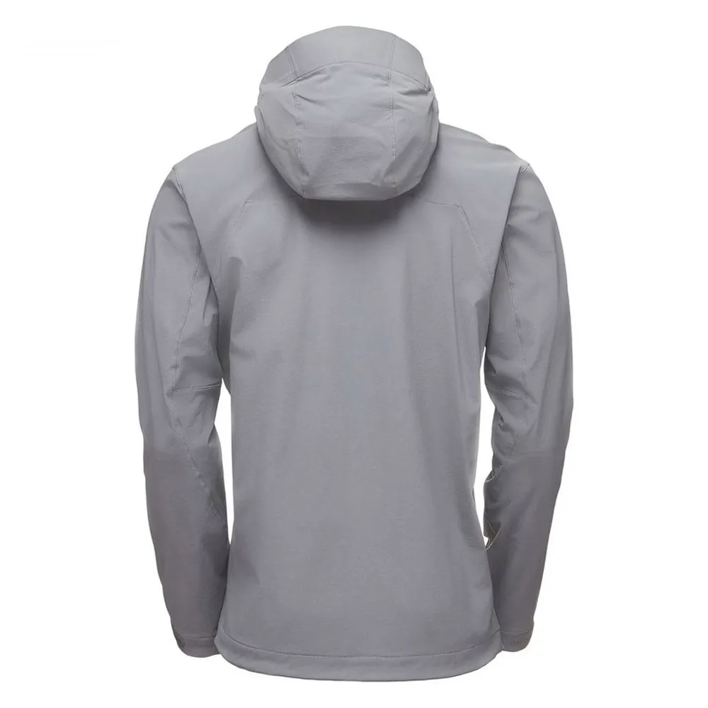 Stylish outdoor shark skin waterproof softshell jacket for man