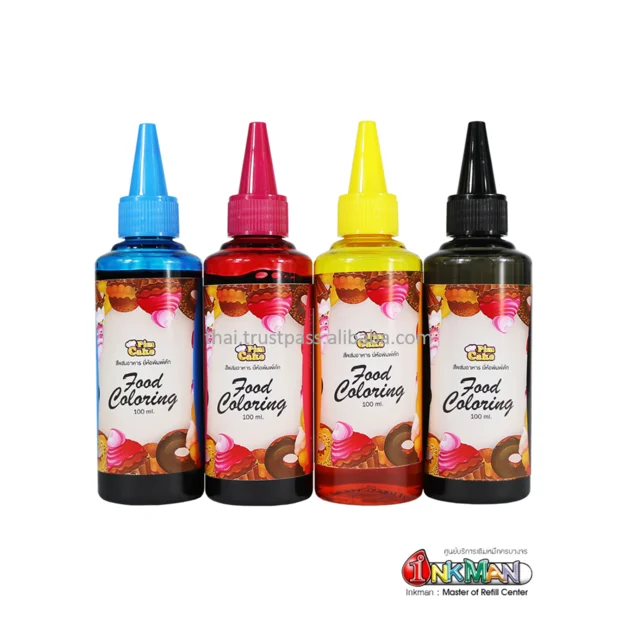 
Edible Ink for Epson Edible Desktop Printers by PIMCAKE the best Food Coloring ink for Epson 