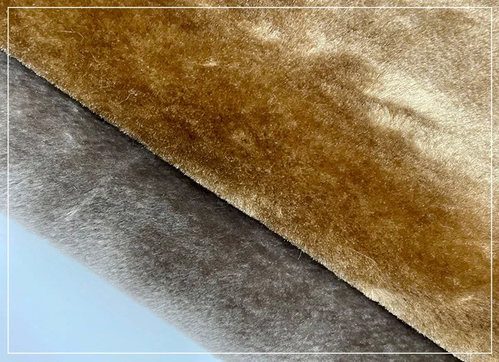 Chinese All polyester small fur cut loop fleece imitation fur flannel flat print fabrics plush suede shearing fabric