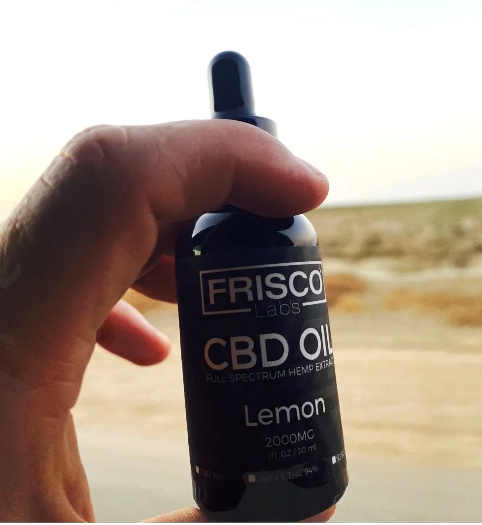 Full Spectrum CBD Timcture 2000 Mg CBD In Each Available In 9 Flavors options From Frisco Labs