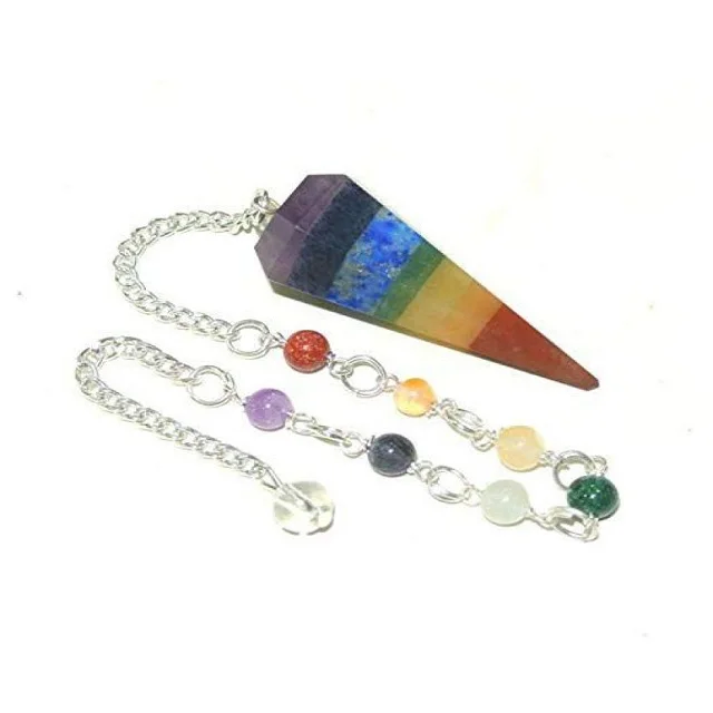 
Wholesale 7 Chakra Pendulum : High Quality Gemstone Pendulum 