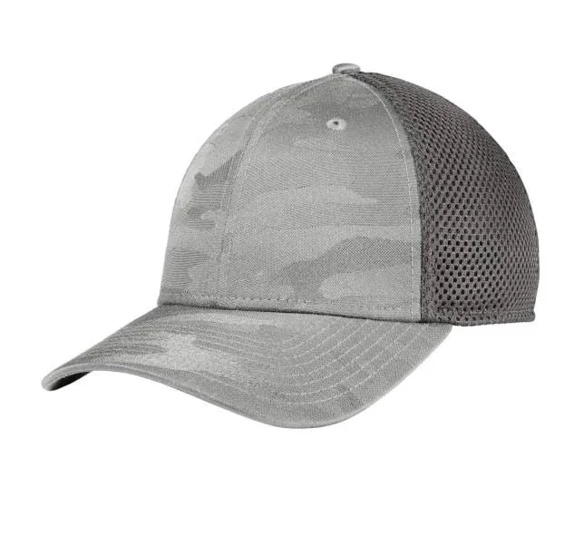Custom Embroidery Logo Snapback Yupoong New Style Fitted Era Cap Hat Flexible Gorras TONAL CAMO STRETCH TECH MESH CAP. NE1091