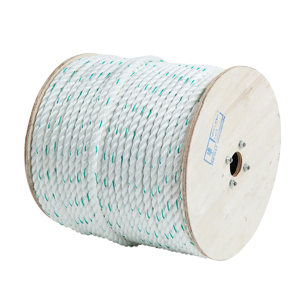 Vietnam supplier premium quality 3-strand white twisted cotton rope making machine rope chains  for wholesale