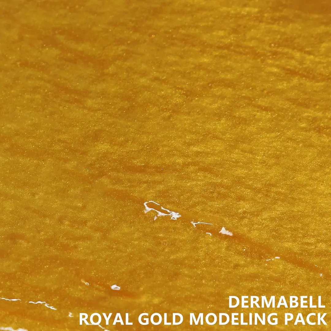 Korean Peel off Facemask Royal Gold Modeling Gel Mask with anti-wrinkle and firm skin functions for Spa Treatment Use