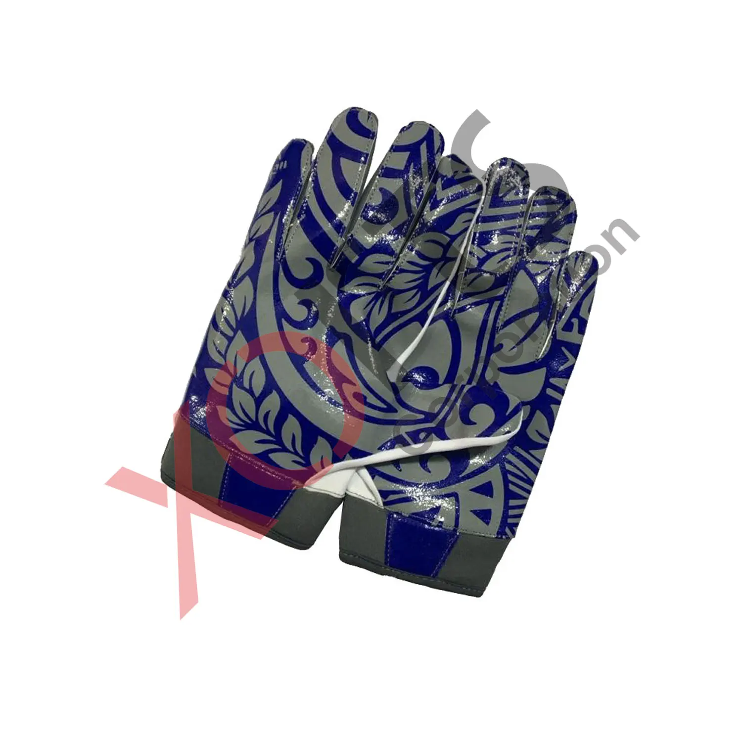 Camouflage American Football Gloves Sticky Palm