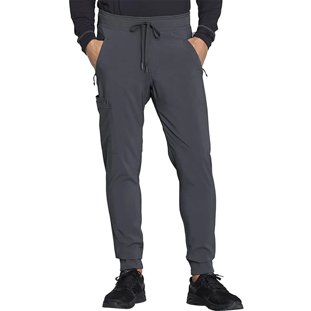 Scrubs Bottom Nursing Scrub Jogger with Elastic Waist Men Scrubs Pant
