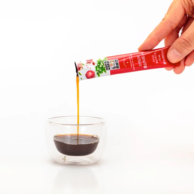 
Korean Nonghyup HANSAMIN 6 Years Red Panax Ginseng Roots Extract with Pomegranate 10ml * 30 Sticks 