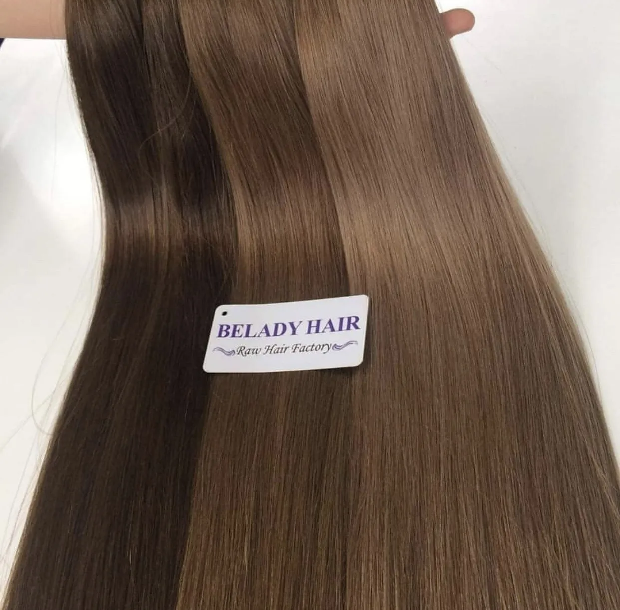 Лента супердвойные натянутые волосы оптовая продажа поставщик накладных волос с плоскими кончиками цветные во Вьетнаме