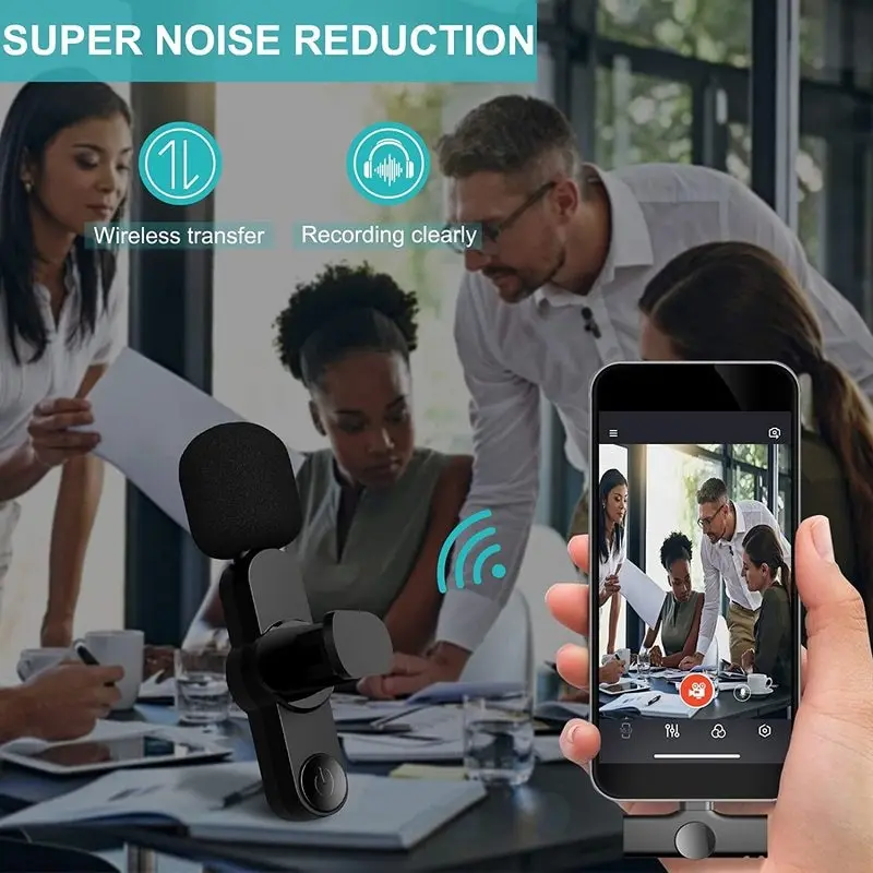 2021 Новый 2 4 г петличный микрофон нагрудные для телефонов на базе Android телефон Поддержка Многоканальная система в режиме реального времени смешивания