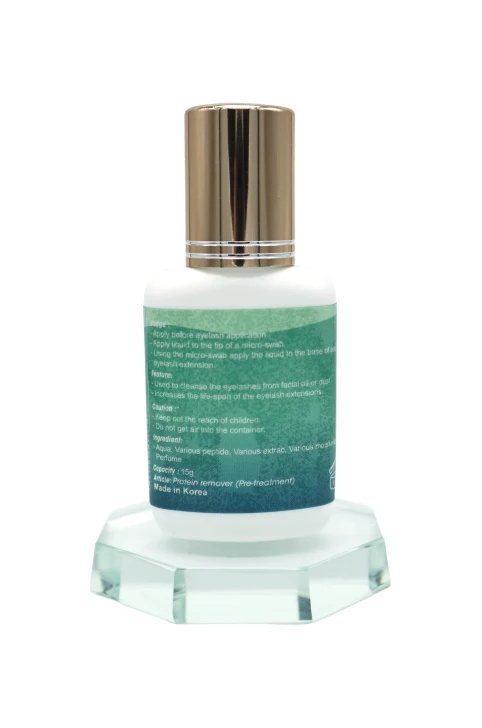 Pre-treatment 15ml Professional / Protein remover / Eyelash extension, Made in Korea / Green tea type