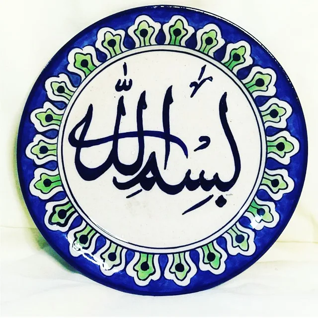  Горячая Распродажа ручной работы окрашенные каллиграфические декоративные настенные тарелки