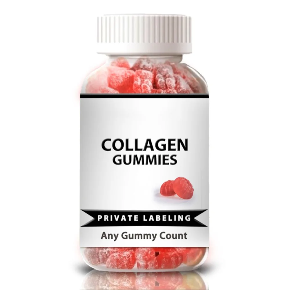Organic Glacier Presents Private Label Collagen Gummies 60 Counts Supports Skin Health From USA