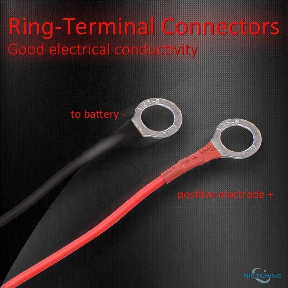 MICTUNING Quick Fast 2.1A Port SAE to USB Cable Adapter 12v 24v Led USB Charger Motorcycle usb Charger