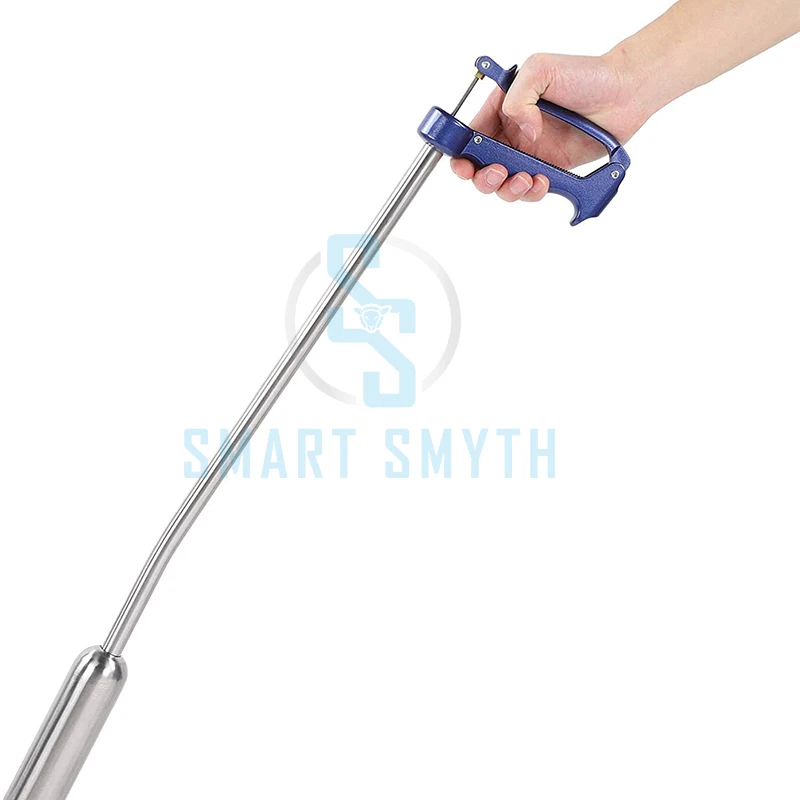 Balling Gun Livestock Stainless Steel Balling Tool Pill Pusher for Cow Cattle Sheep Horse Veterinary Instruments