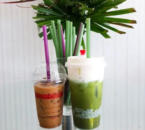 Biodegradable Edible Rice Drinking Straws Mix Color straws Eco-Friendly made in Viet Nam http://vietnampackagingmanufacturer.com