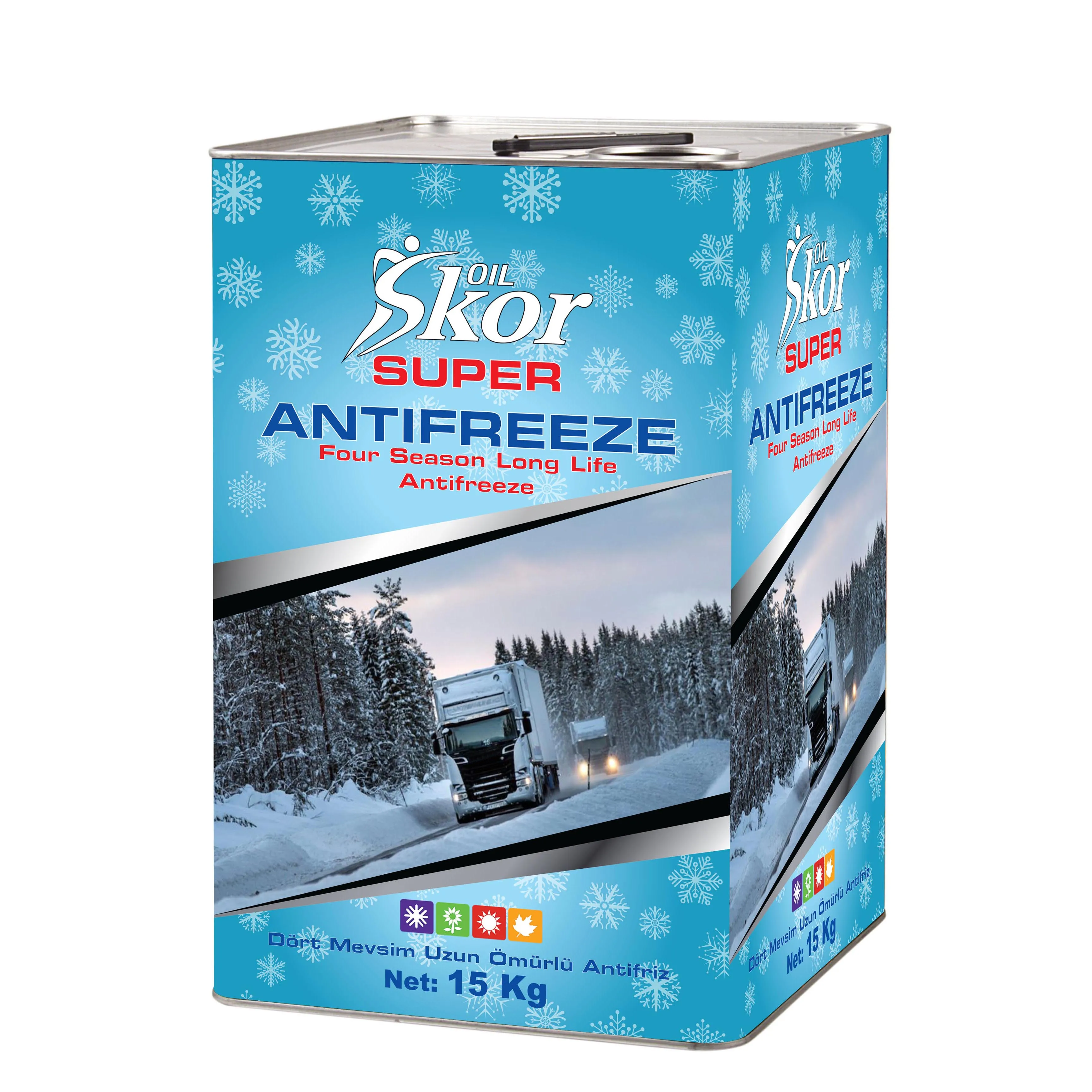 SkorOil Super Organic Antifreeze Concentrated Four Season Long Life Antifreeze 1 Liter Engine Motor Antifreeze