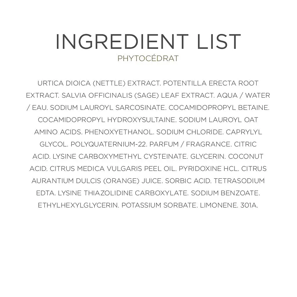 High Quality Ready to Ship PHYTO Phytocedrat Purifying Treatment Shampoo, 8.45 Fl Oz Rich Quality