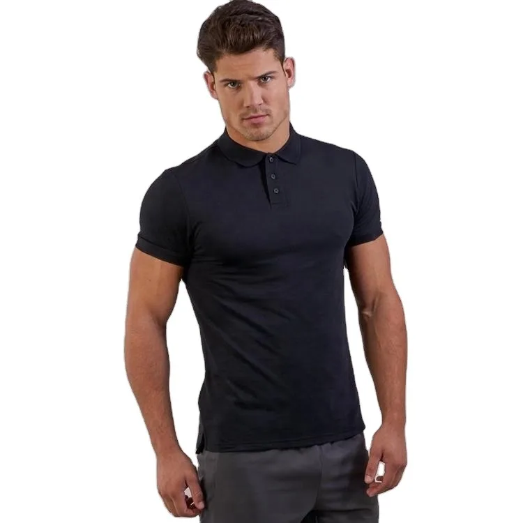 Muscle Fit Men T-shirt Tri-blend Pursue Fitness Gym Shirt High Quality OEM Sportswear Custom Cotton Polyester Spandex Fitness