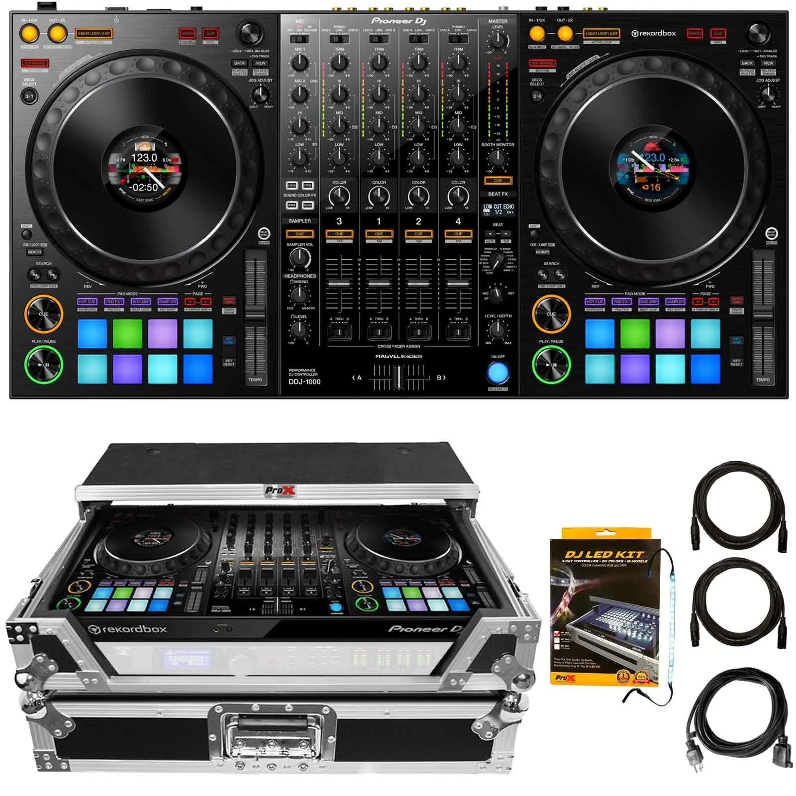 Высокое качество для Пионер ди-джей DDJ-1000 сто 4-канальный Serato DJ