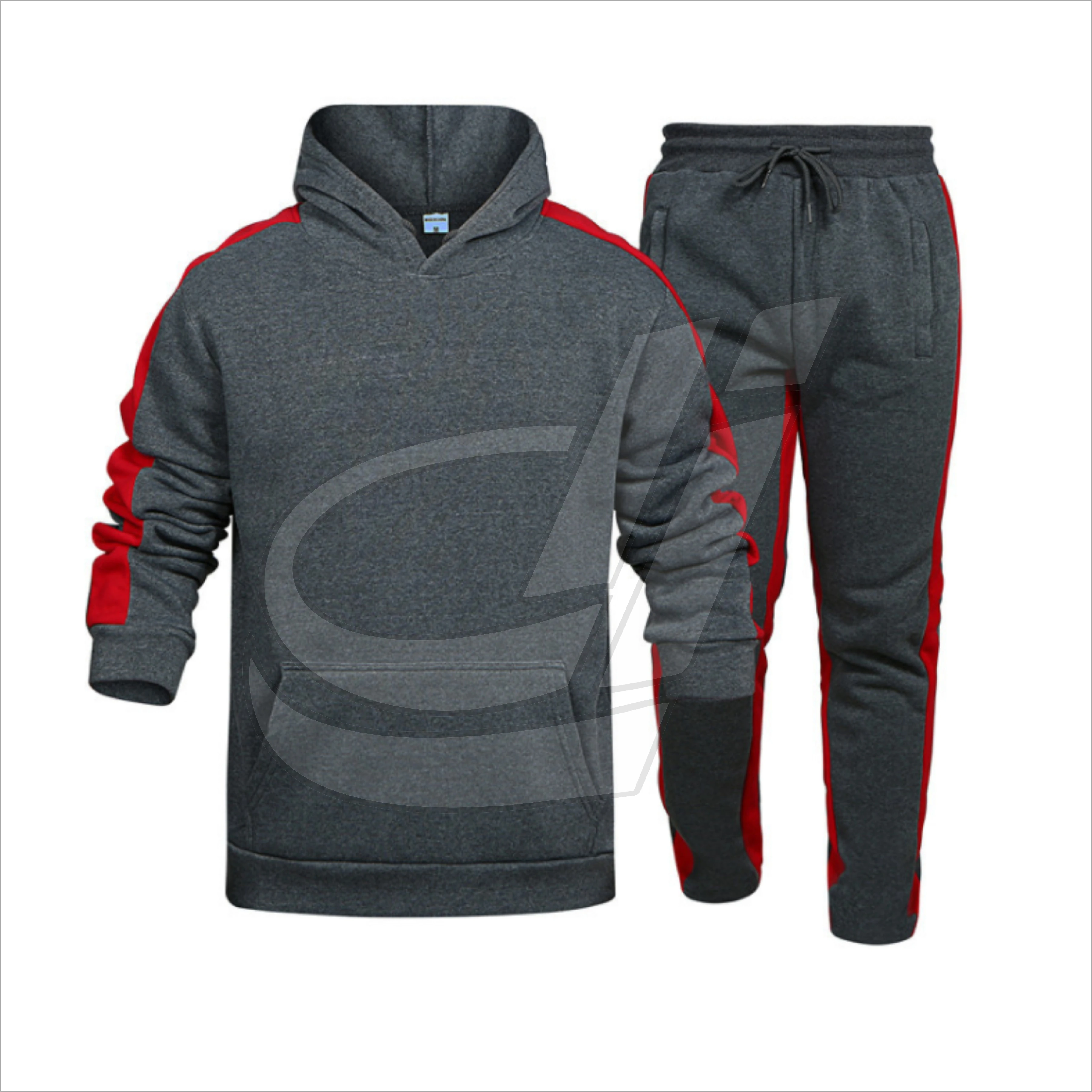 Factory Manufacture Various New Sport Mens Hoodie Suit Sportswear Two Piece Suit Tracksuit