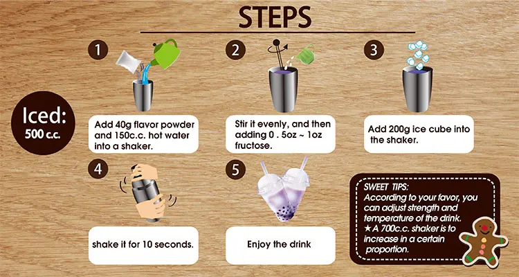 wholesale Taiwan Okinawa Brown Sugar Milk Tea Powder