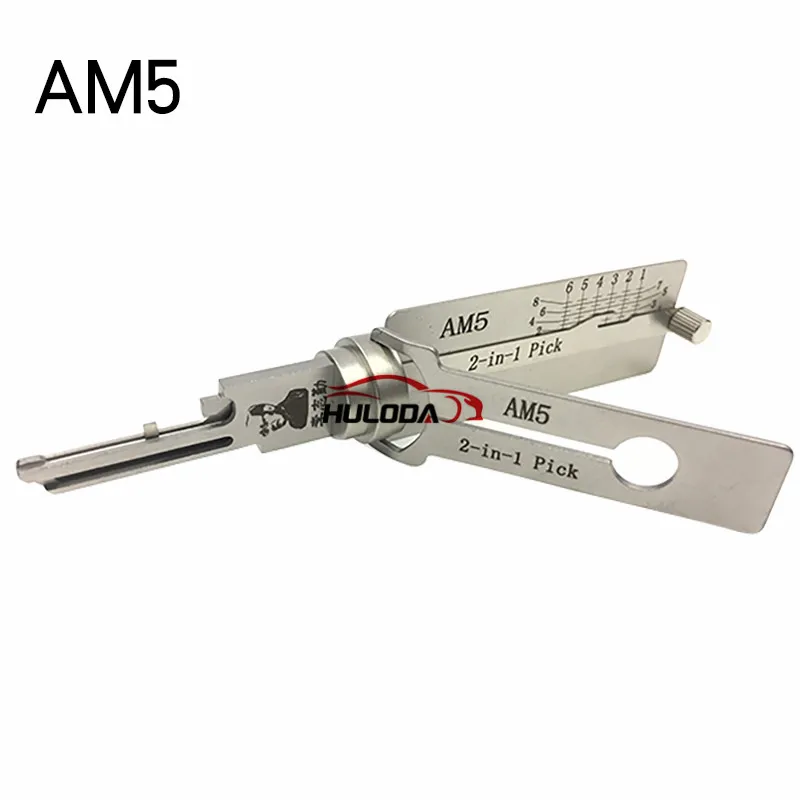 Original Lishi AM5 2 in 1 locksmiths tool,used for Civil lock