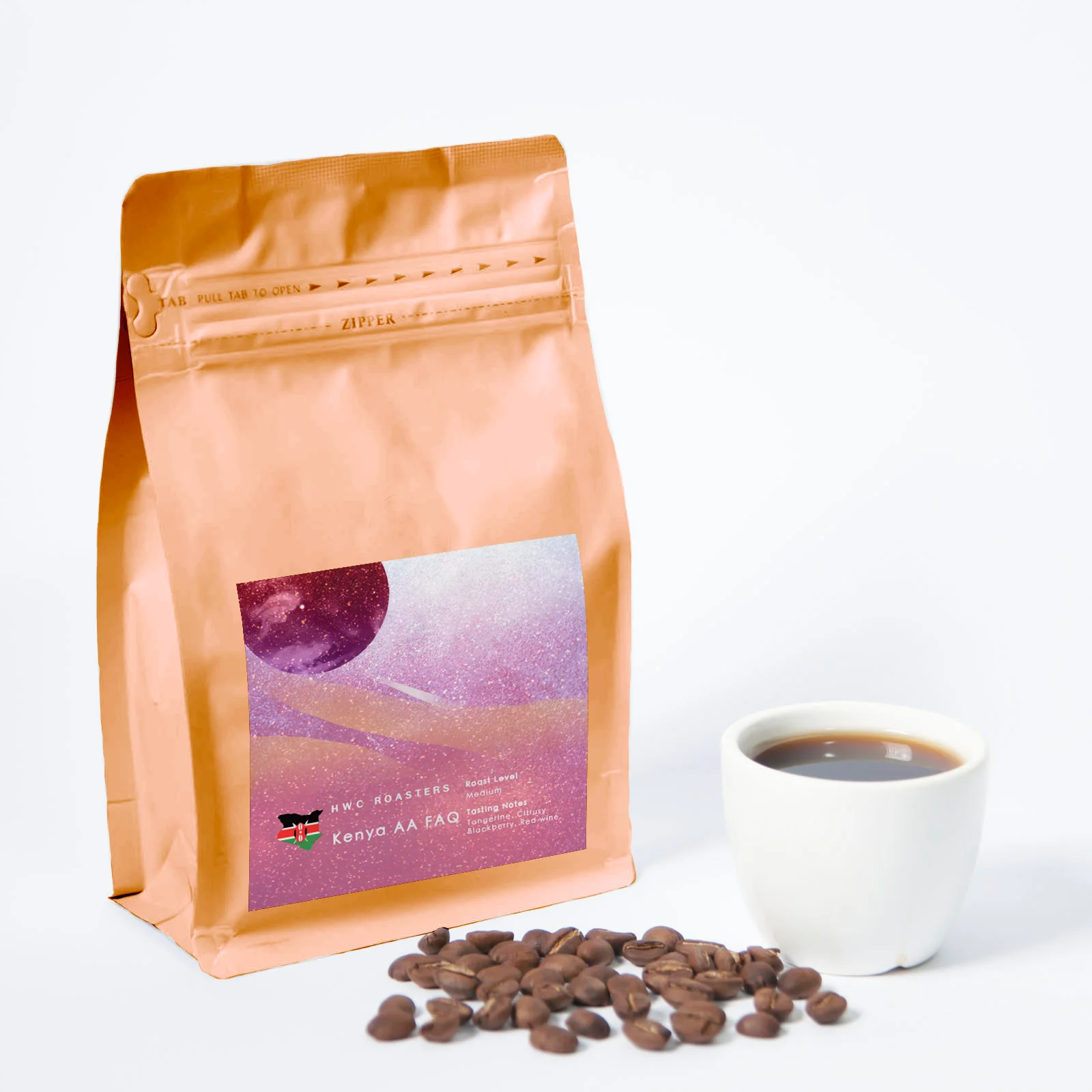 Single Origin Kenya AA FAQ hwc arabica roast whole bean coffee beans price