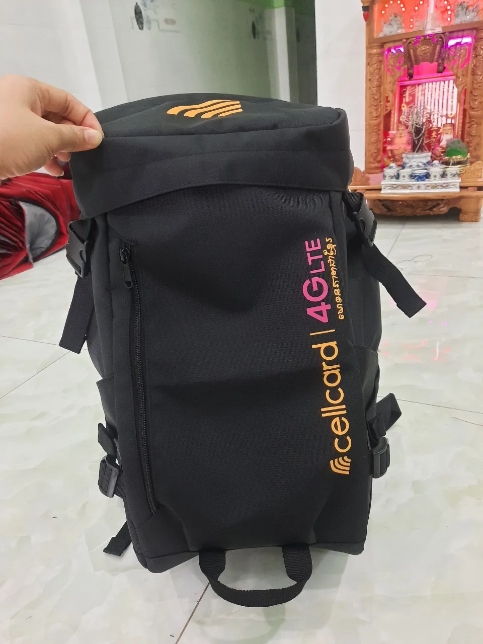 Рюкзак для ноутбука 900D из полиэстера черного цвета с логотипом на заказ деловой дорожный нейлоновый водонепроницаемый рюкзак