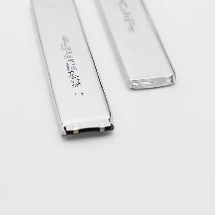 JHY prasmatic battery lipo 422498 3.7V 1000mAh rechargeable lithium polymer battery