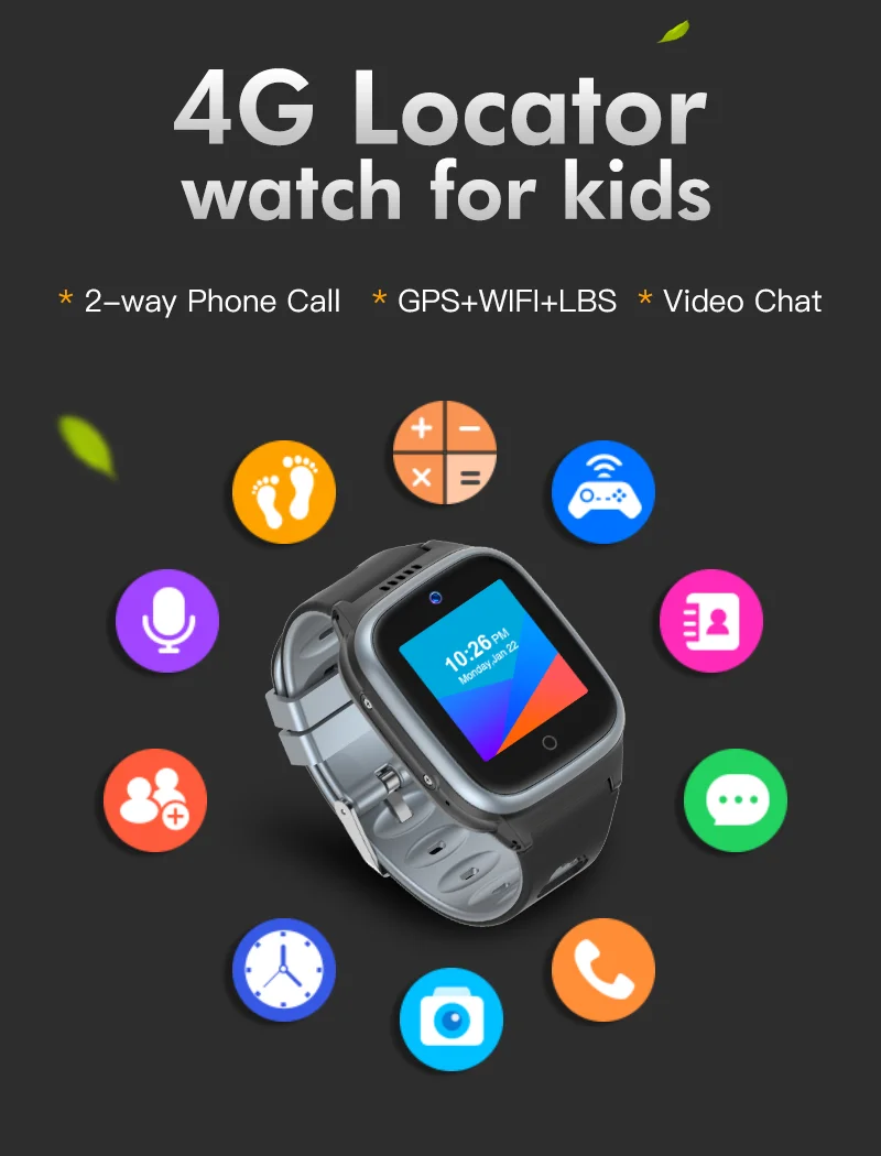 Top Sales Smart Watch Tracker Child Andro 64Gb 3Gb Gt08 Lt21 Dm09 4Gb Ram Dm20 Wifi Lte Gps Kids Smartwatch 4G 2021 Smart Watch