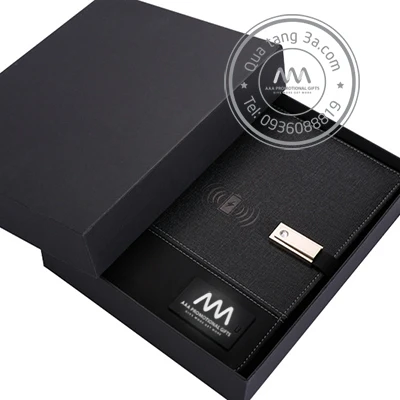 High Quality Luxury Promotional Gifts Set Power Bank Gift Set For Business Office Company