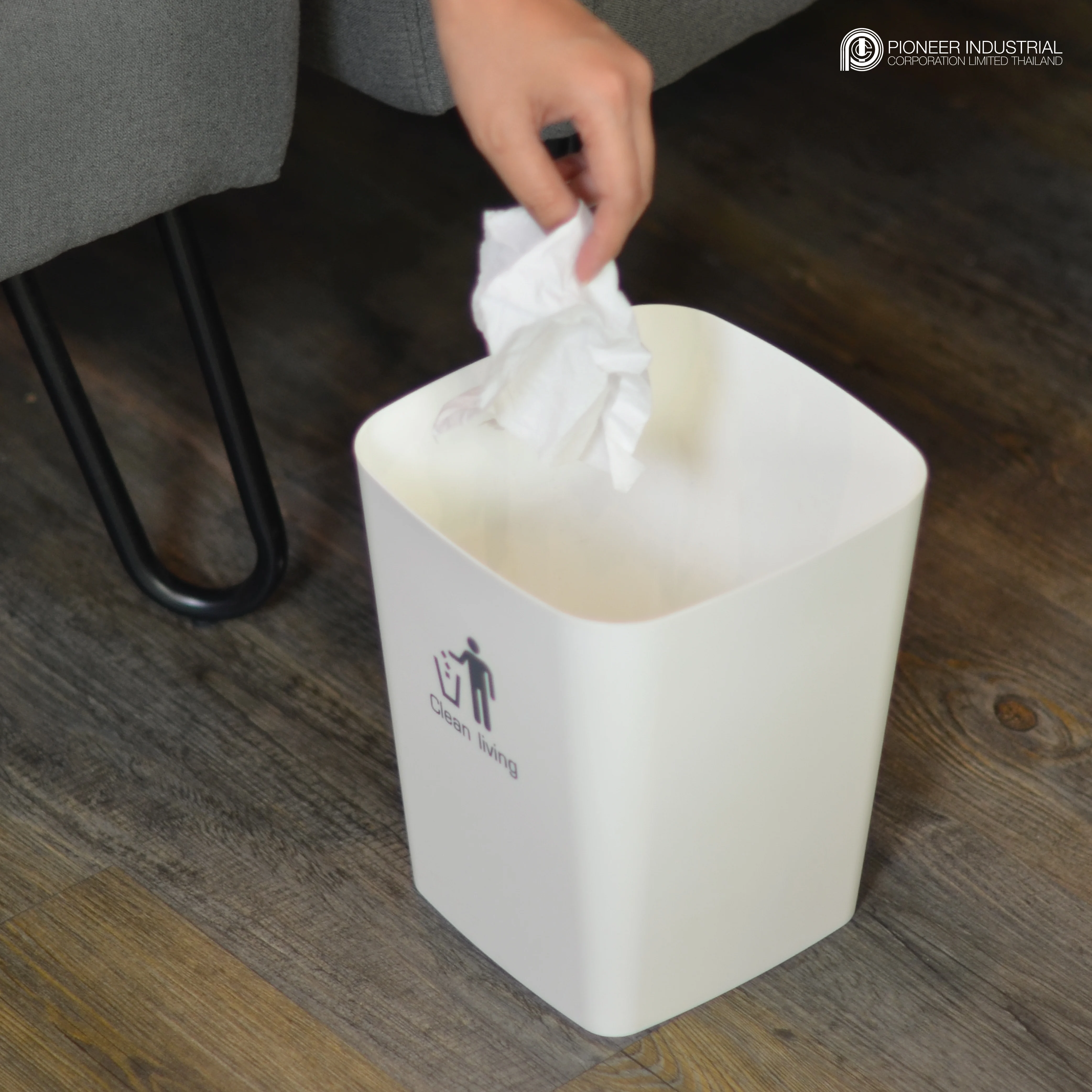 Dust bin waste trash can bin  plastic Thailand manufacturer exporter high quality products plastic bin