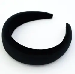 Wholesale Custom New Fashion Soft Casual Headwear Women Velvet Thick Sponge Hair Accessories Headbands