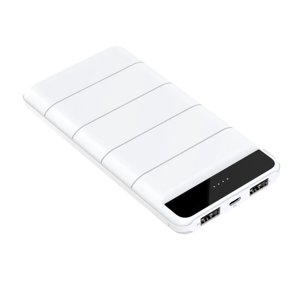 innovative products 2018 10000mAh Li polymer power bank U-L CE ROHS battery power bank consumer electronics for mobile phone