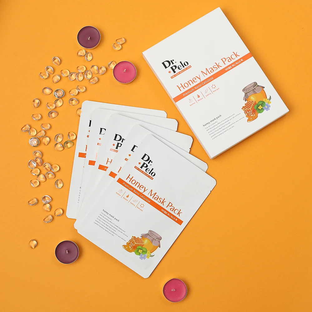 [Dr. Pelo] Korea Cosmetics Soothing Glycerin Facial mask pack moisturizing lightening hydrating skincare face sheet