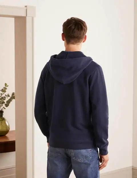 
100% cotton Loop back cotton jersey Front pockets Zip-through front Ribbed cuffs and hem Casual comfortable fit Machine washable 