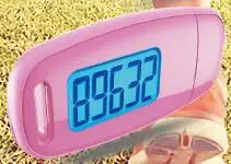 3D Sensor Step Counter with USB battery Charging Backlight & Belt Clip