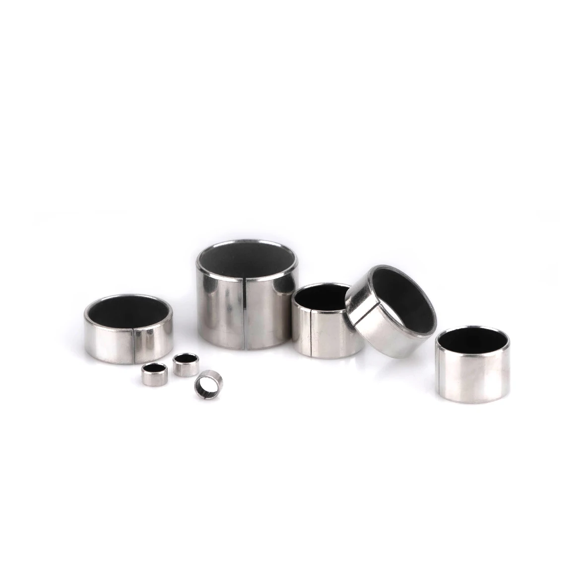 Customized Metal Sleeve Oilless DU Self Lubricating Steel Bushing Bearing for Machine