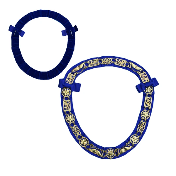 Masonic Regalia GRAND LODGE Metal Chain Collar RED BACKING WITH RHINESTONES FREE JEWEL Masonic  GRAND LODGE Metal Chain Collar