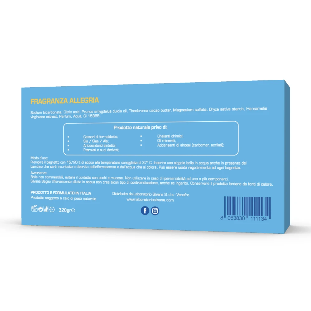 Лидер продаж, Сделано в Италии, шипучая ванна с натуральными ингредиентами, Органическая, Экологически чистая, не вызывающая раздражения, 320 г, для детской ванны