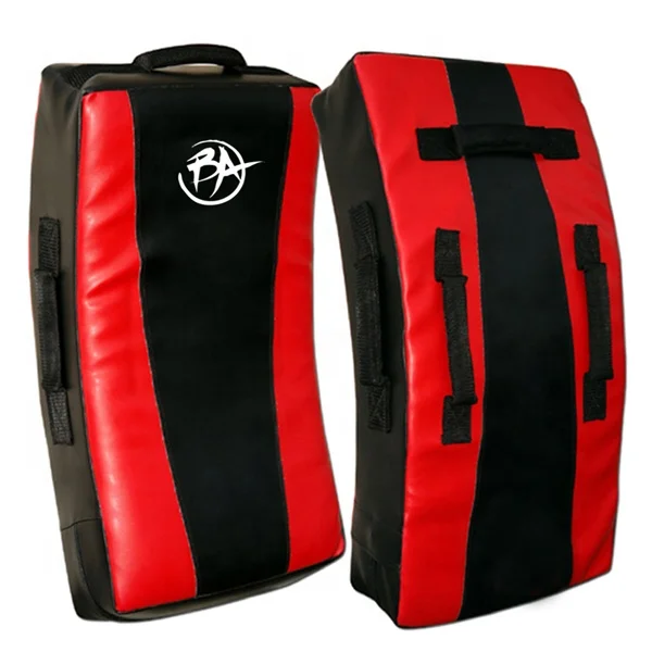 
Kick Boxing Strike Curved Arm Pad MMA Focus Muay Thai Punch Shield Mitt kicking shield 