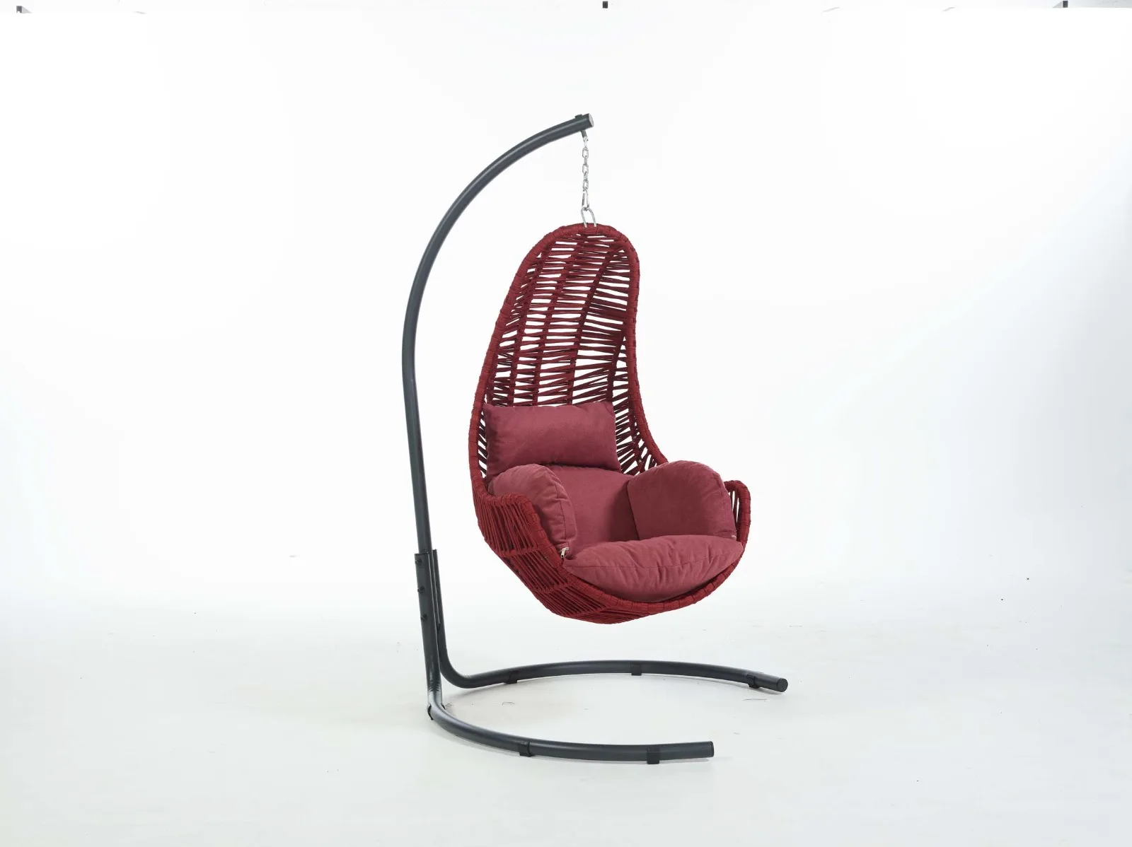 2021 Best selling European standards garden patio hammoch chair swing in egg shape made in Turkey